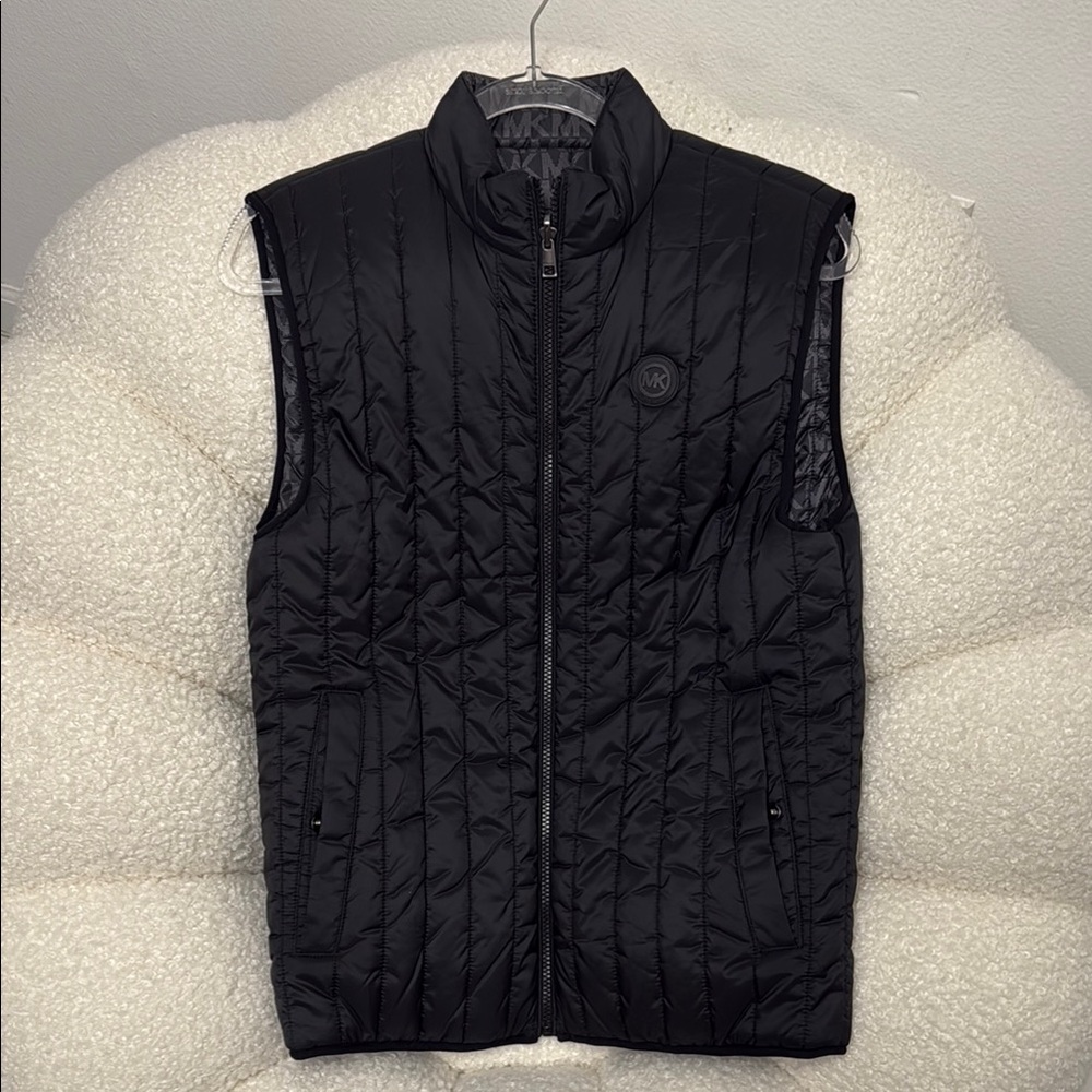 Black Quilted Vest